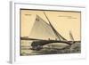 Berlin Wannsee, Segeln Bei Einer Sturmbrise, Boot-null-Framed Giclee Print