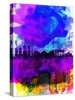 Berlin Watercolor Skyline-NaxArt-Stretched Canvas