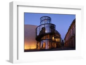 Berlin, Zeughaus (Arsenal), German Historical Museum, Pei-Bau, Panorama, Evening-Catharina Lux-Framed Photographic Print