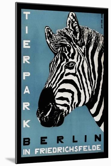 Berlin Zoo-Vintage Lavoie-Mounted Giclee Print