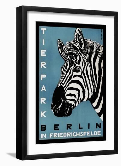 Berlin Zoo-Vintage Lavoie-Framed Premium Giclee Print