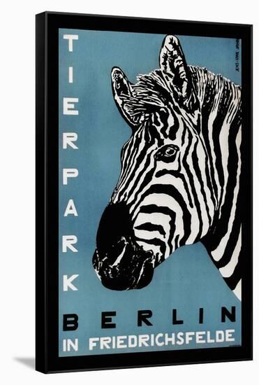 Berlin Zoo-Vintage Lavoie-Framed Stretched Canvas