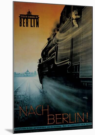 Berlin-Rosen-Mounted Giclee Print