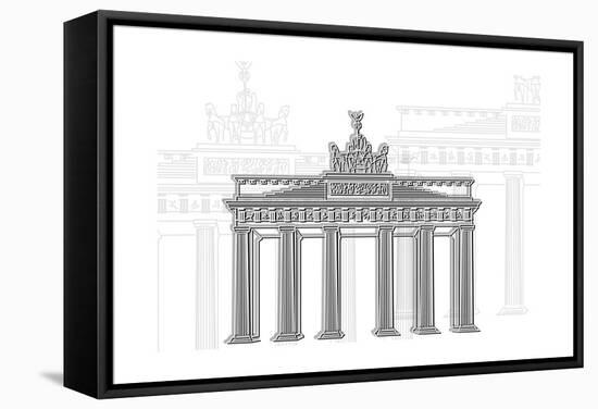 Berlin-Cristian Mielu-Framed Stretched Canvas