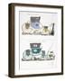 Berline a coupe anglaise et trois-quarts monte sur ressort a l’anglaise, fin XVIIIeme siecle-null-Framed Giclee Print