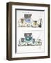 Berline a coupe anglaise et trois-quarts monte sur ressort a l’anglaise, fin XVIIIeme siecle-null-Framed Premium Giclee Print