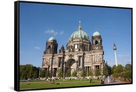 Berliner Dom, Berlin, Germany-Inger Hogstrom-Framed Stretched Canvas