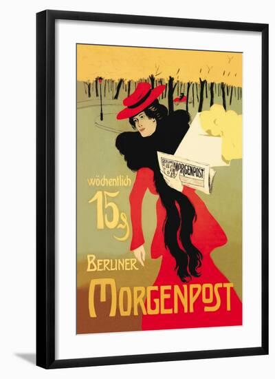 Berliner Morganpost-Howard Pyle-Framed Art Print