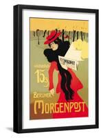 Berliner Morganpost-Howard Pyle-Framed Art Print