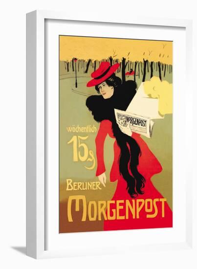 Berliner Morganpost-Howard Pyle-Framed Art Print