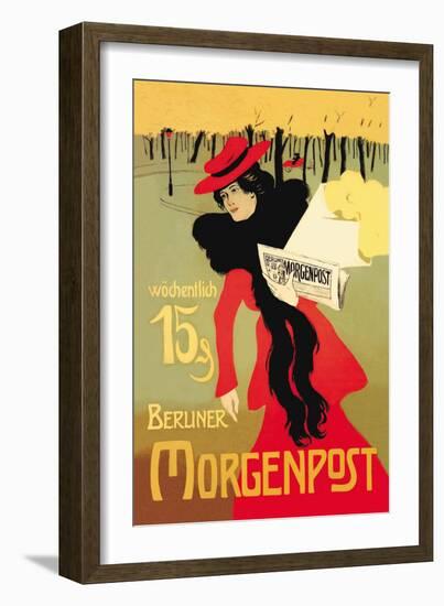 Berliner Morganpost-Howard Pyle-Framed Art Print