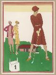 Ladies on a Golf Course-Berlinger-Stretched Canvas