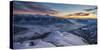 Berlinghera Peak, Sunset on Como Lake in Winter, Lombardy, Italy-ClickAlps-Stretched Canvas