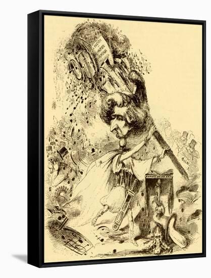 BERLIOZ as a-Alfred Grevin-Framed Stretched Canvas