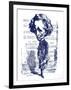 Berlioz caricature by Carjat-Etienne Carjat-Framed Giclee Print