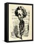 Berlioz caricature by Carjat-Etienne Carjat-Framed Stretched Canvas