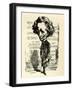 Berlioz caricature by Carjat-Etienne Carjat-Framed Giclee Print