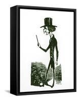 Berlioz caricature by Nadar-Nadar-Framed Stretched Canvas