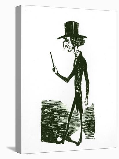 Berlioz caricature by Nadar-Nadar-Stretched Canvas