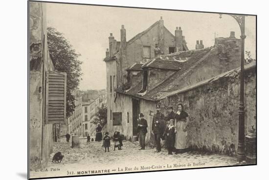 Berlioz, Montmartre Home-null-Mounted Photographic Print