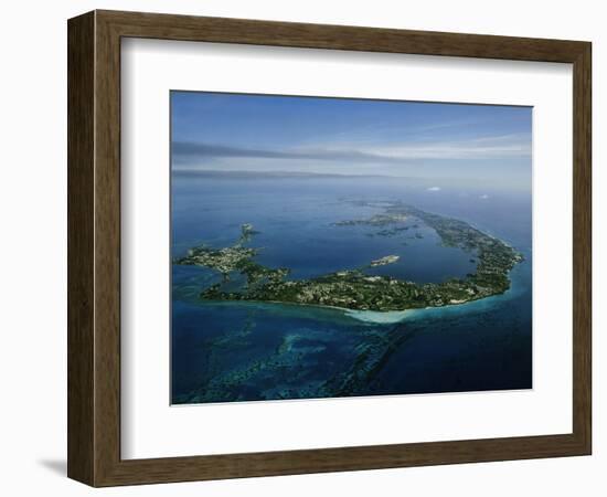 Bermuda from Air-null-Framed Photographic Print