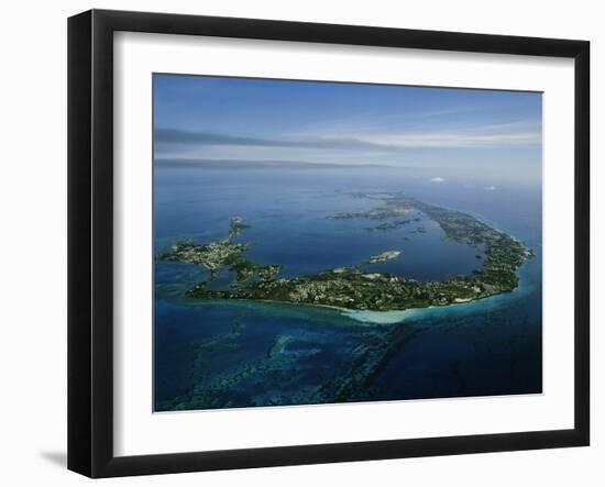 Bermuda from Air-null-Framed Photographic Print