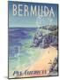 Bermuda - Pan American World Airways - Vintage Airline Travel Poster, 1953-Loweree-Mounted Art Print