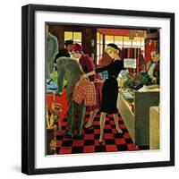 "Bermuda Shorts," March 12, 1960-George Hughes-Framed Giclee Print