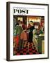 "Bermuda Shorts," Saturday Evening Post Cover, March 12, 1960-George Hughes-Framed Giclee Print