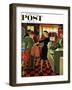 "Bermuda Shorts," Saturday Evening Post Cover, March 12, 1960-George Hughes-Framed Giclee Print