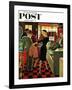 "Bermuda Shorts," Saturday Evening Post Cover, March 12, 1960-George Hughes-Framed Giclee Print