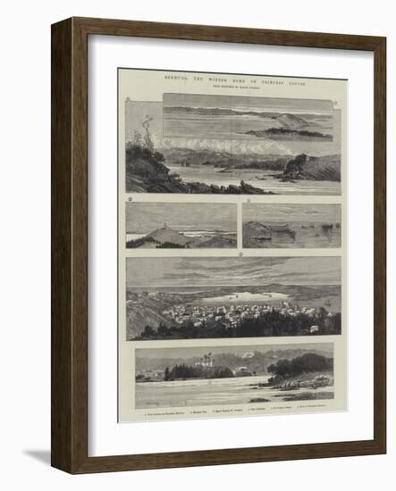 Bermuda, the Winter Home of Princess Louise-Charles Auguste Loye-Framed Giclee Print