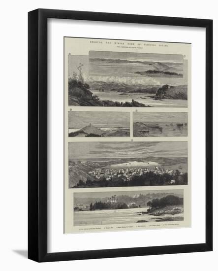 Bermuda, the Winter Home of Princess Louise-Charles Auguste Loye-Framed Giclee Print