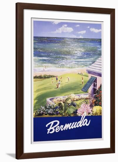 Bermuda Travel Poster-null-Framed Giclee Print