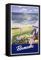 Bermuda Travel Poster-null-Framed Stretched Canvas