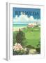 Bermuda Travel Poster-null-Framed Art Print