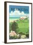 Bermuda Travel Poster-null-Framed Art Print