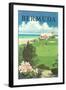 Bermuda Travel Poster-null-Framed Art Print