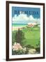 Bermuda Travel Poster-null-Framed Art Print