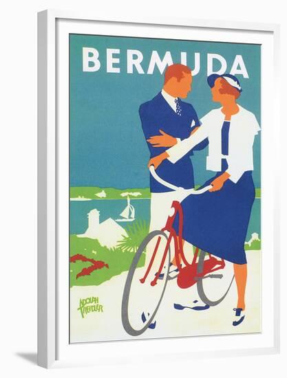 Bermuda-Adolph Treidler-Framed Art Print