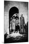 Bernadette Lafont (2nd from l), young, in family with her father (r) and mother (background), Nimes-null-Mounted Photo