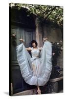 Bernadette Lafont, as young woman, dancer, Nimes, c. 1955 (photo)-null-Stretched Canvas