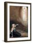 Bernadette Soubirous, a 14 Year Old Girl, Had Visions of the Virgin Mary in 1858-null-Framed Giclee Print