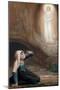 Bernadette Soubirous, a 14 Year Old Girl, Had Visions of the Virgin Mary in 1858-null-Mounted Giclee Print