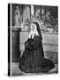 Bernadette Soubirous French Visionary and Saint as a Nun at Nevers-null-Stretched Canvas