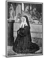 Bernadette Soubirous French Visionary and Saint as a Nun at Nevers-null-Mounted Photographic Print