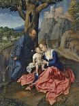 The Rest on the Flight into Egypt, 16th Century-Bernaert Van Orley-Stretched Canvas