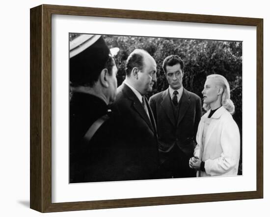 Bernard Blier, Jean Olivier and Michèle Morgan: Retour de Manivelle, 1957-Marcel Dole-Framed Premium Photographic Print