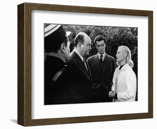 Bernard Blier, Jean Olivier and Michèle Morgan: Retour de Manivelle, 1957-Marcel Dole-Framed Photographic Print