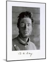 Bernard C Day, a member of Captain Scott's Antarctic expedition, 1910-1913-Herbert Ponting-Mounted Photographic Print